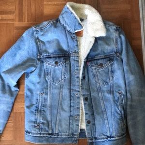 The Sherpa trucker jacket